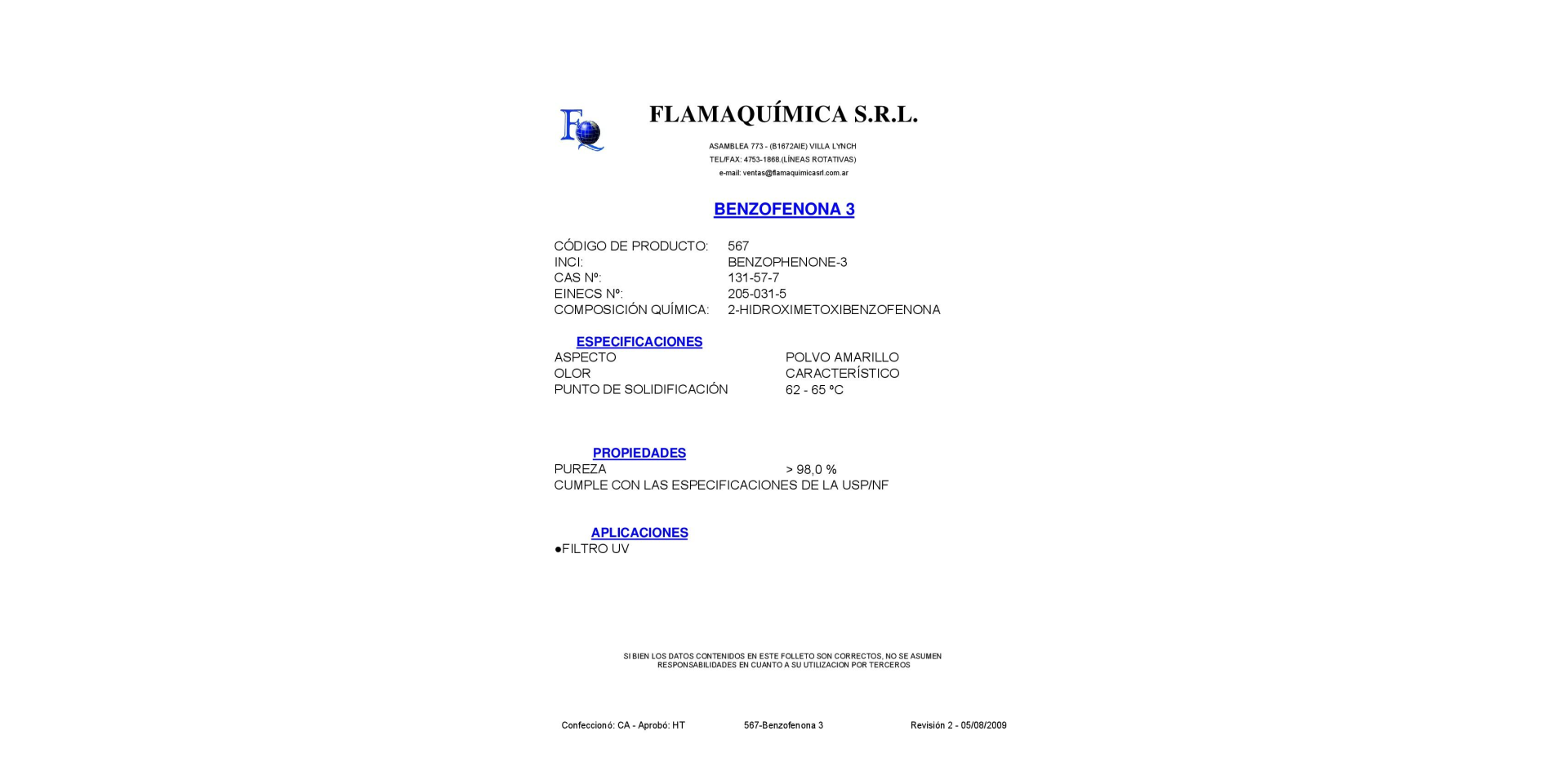 BENZOFENONA-3