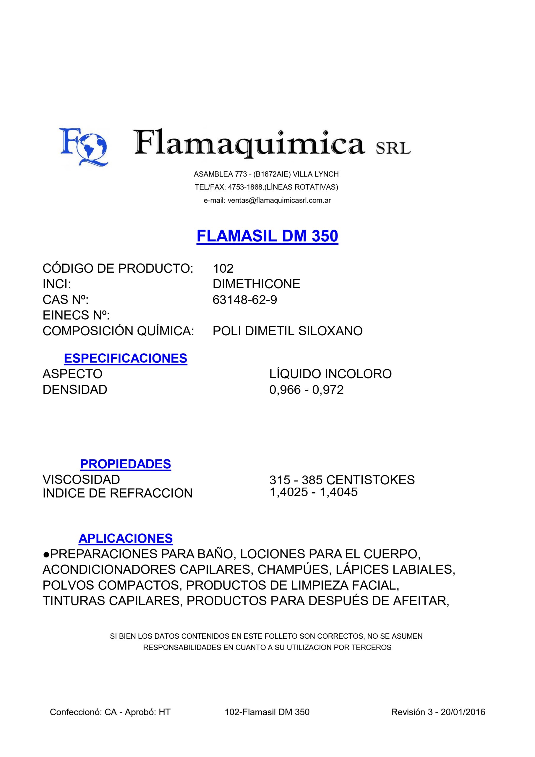 FLAMASIL DM 350