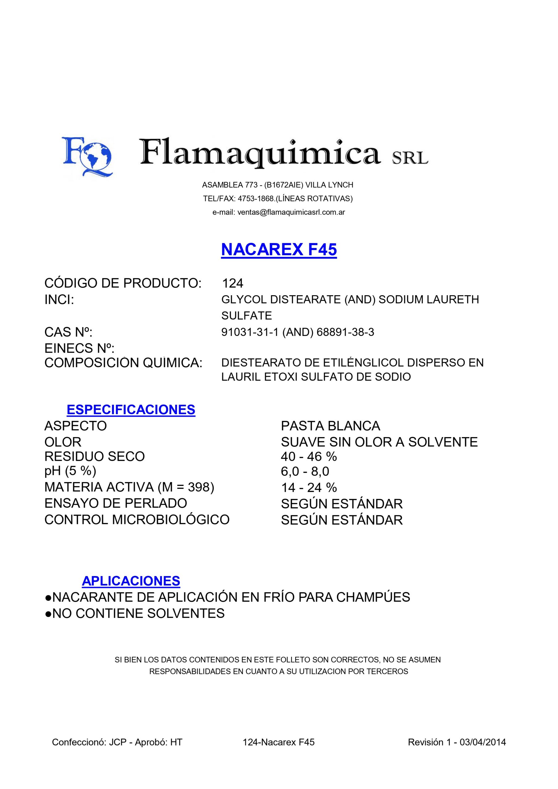 NACAREX F45