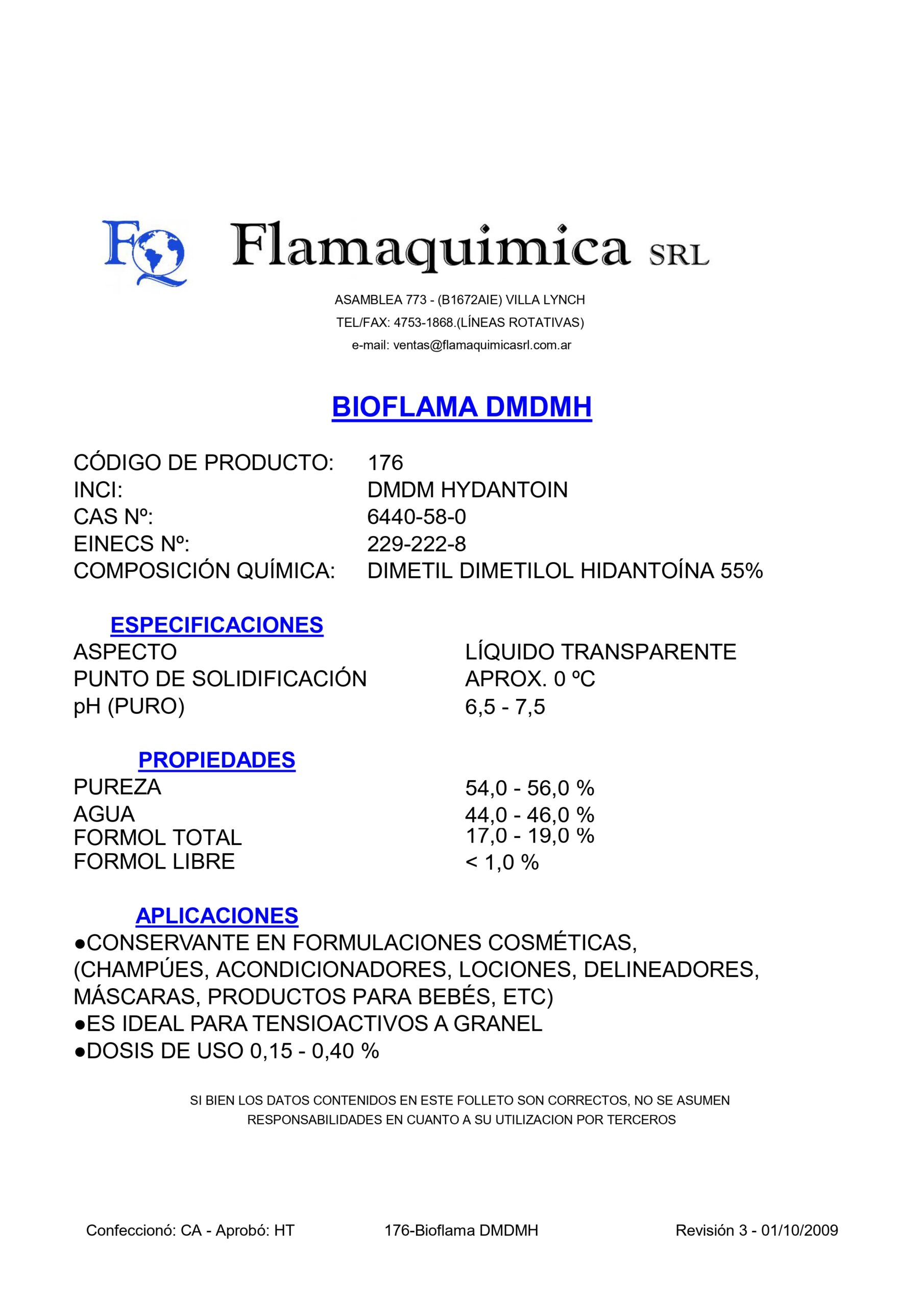 BIOFLAMA DMDMH