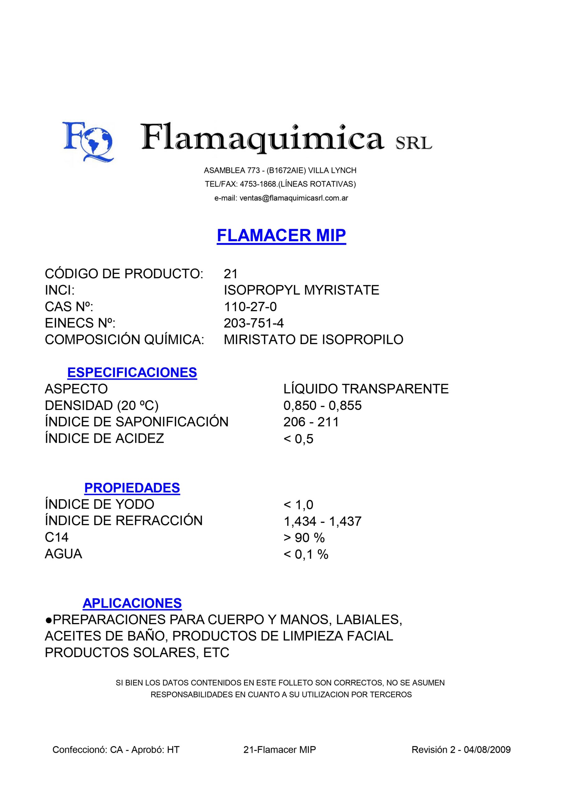 FLAMACER MIP
