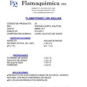 FLAMATENSO LSN AGUJAS